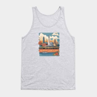 North Carolina Vintage Design Tank Top